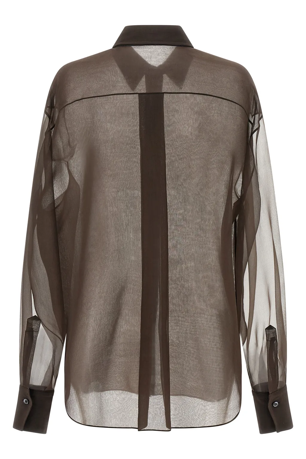 Silk Button-Up Shirt