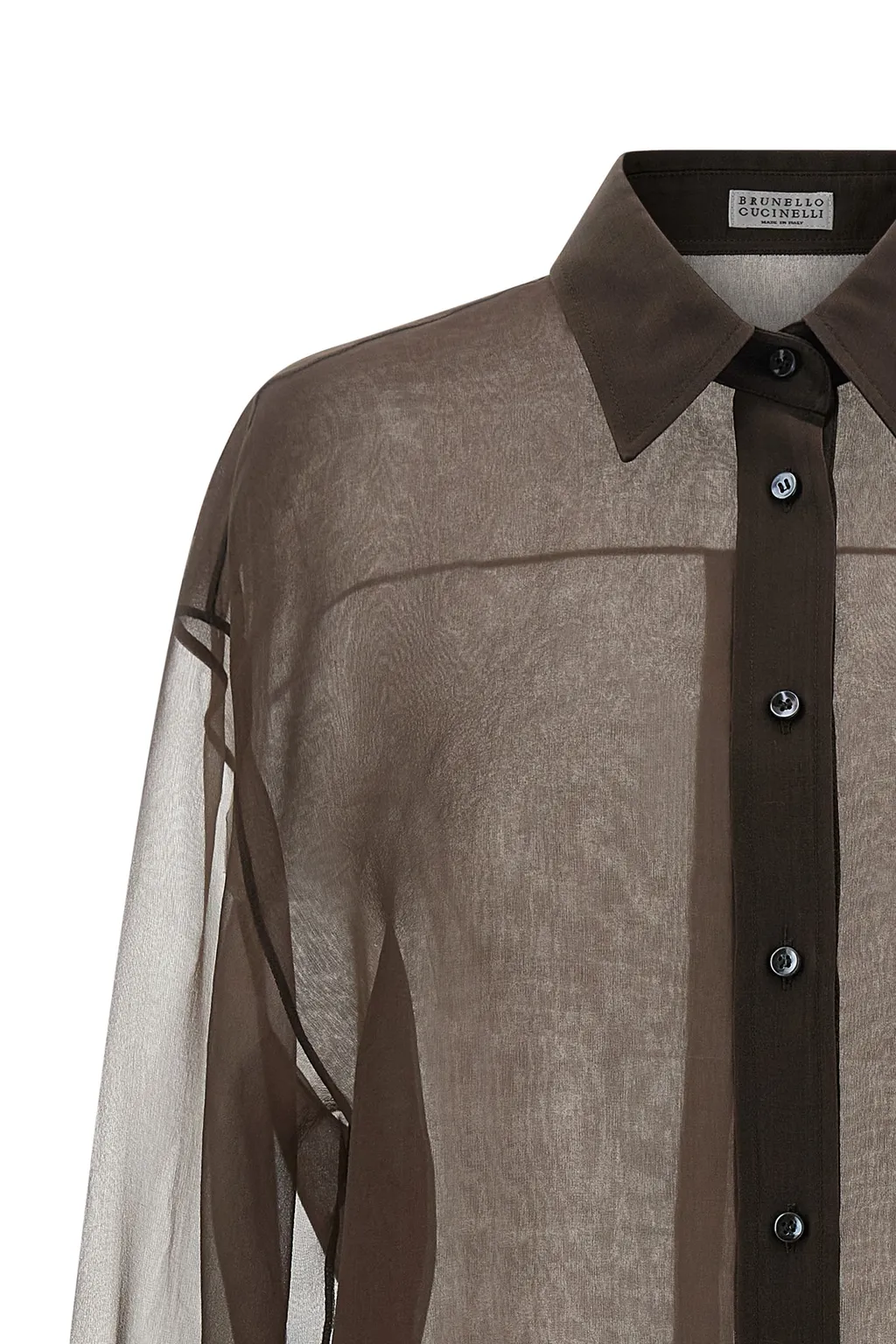 Silk Button-Up Shirt