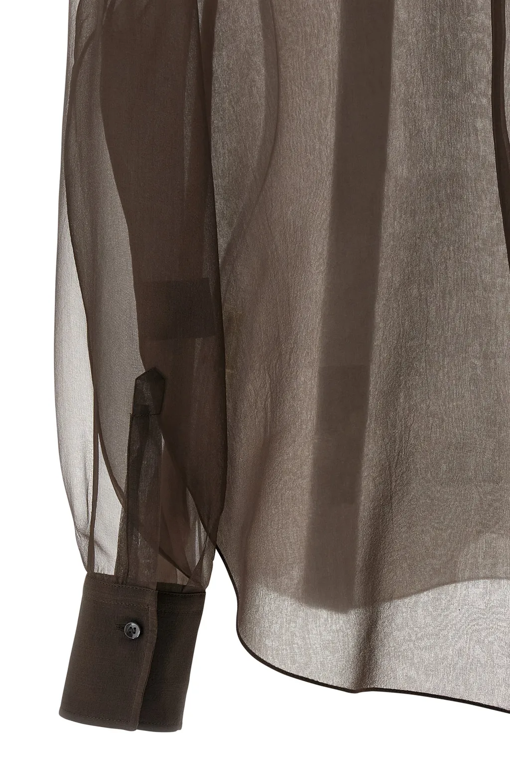 Silk Button-Up Shirt