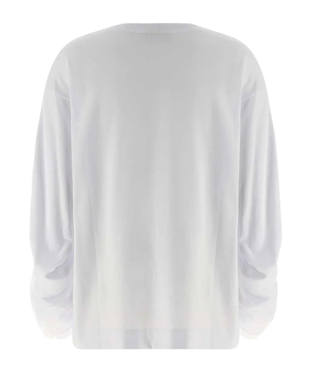Pleated Sleeves T-Shirt