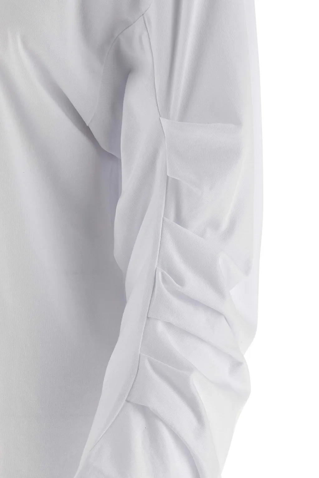 Pleated Sleeves T-Shirt
