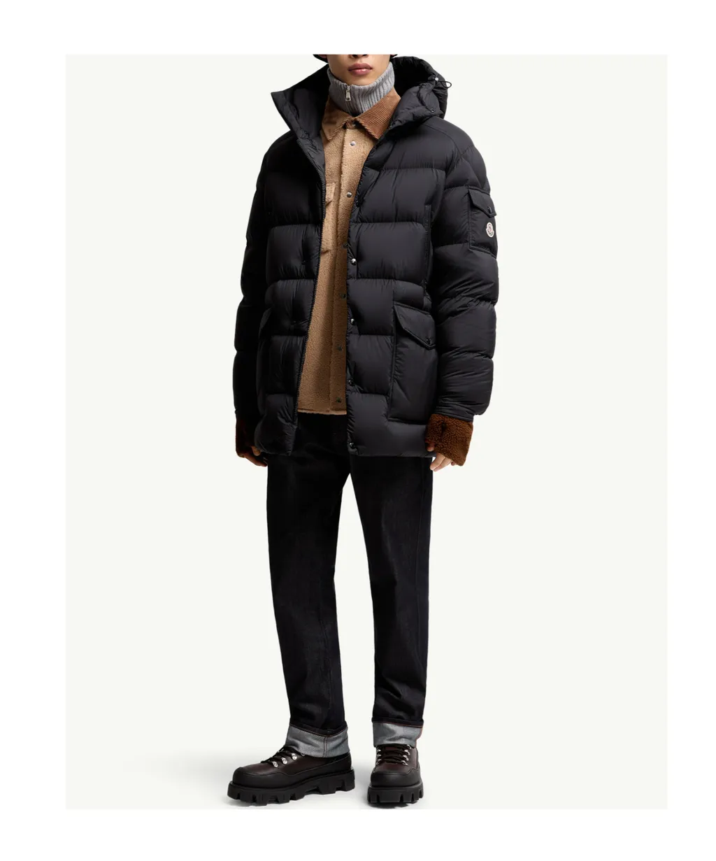 Bretagne Hooded Short Down Jacket