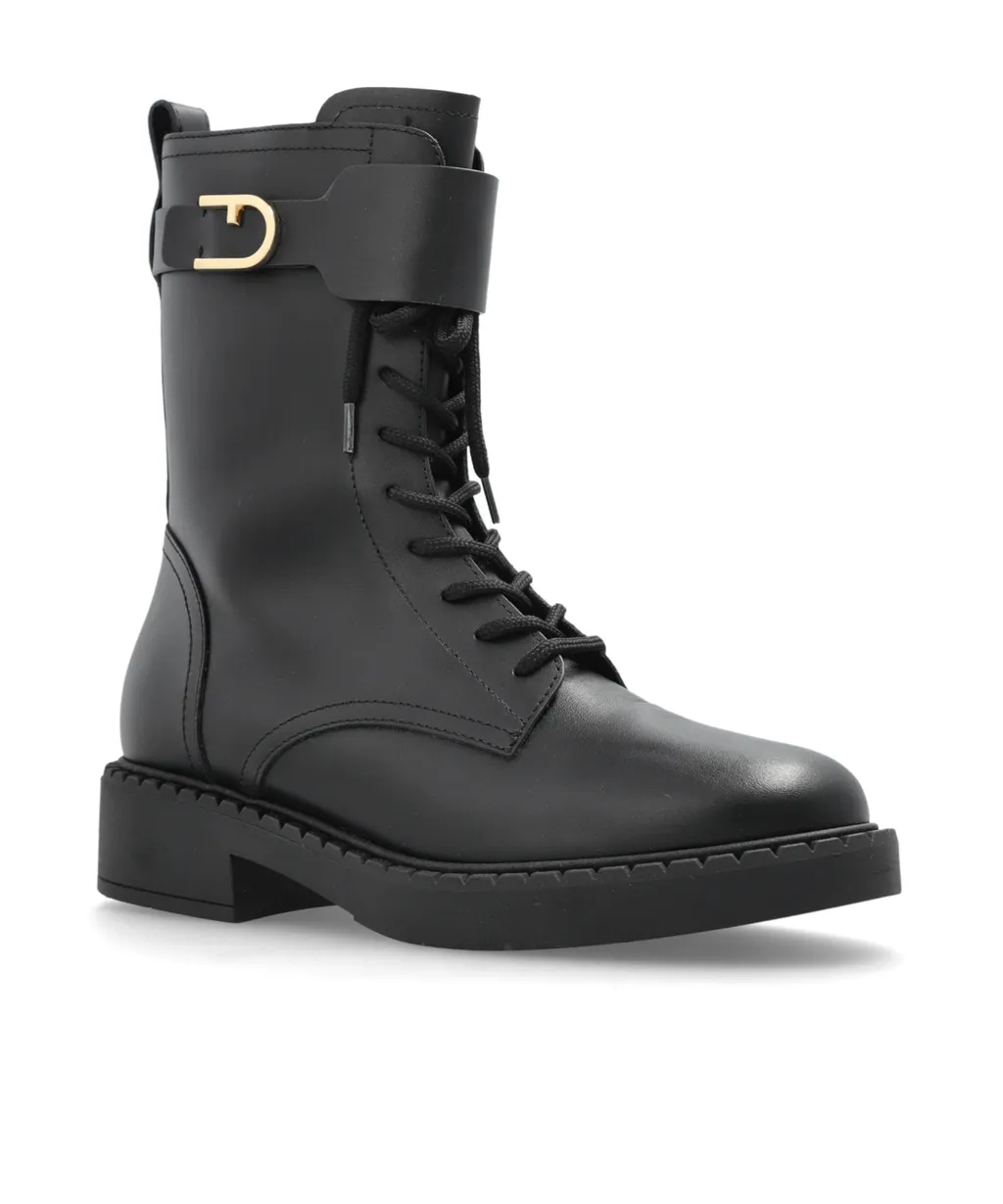 Furla New Legacy Lace-Up Ankle Boots