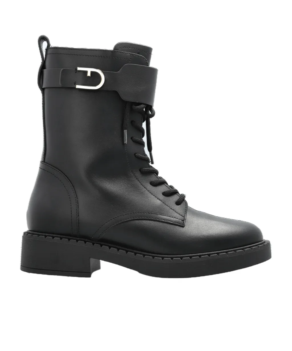 Furla New Legacy Lace-Up Ankle Boots