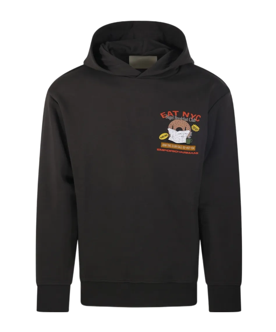 Emporio Armani Logo-Printed Hoodie