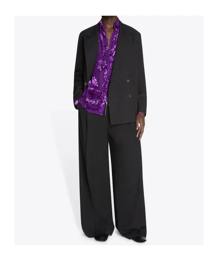 Double-Breasted Suit Jacket
