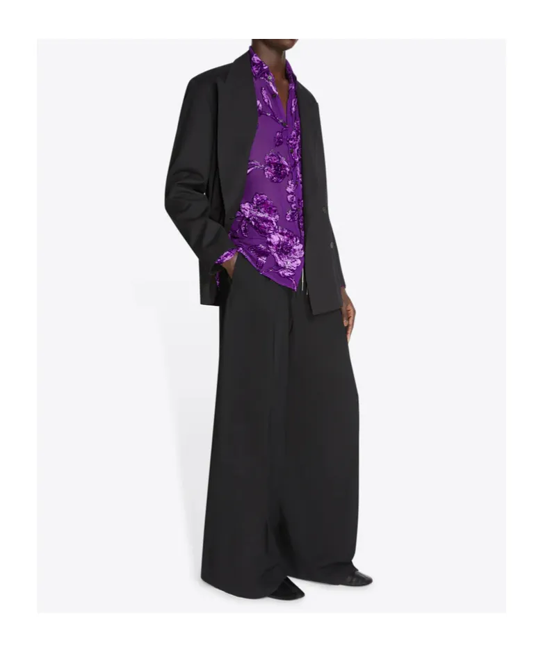 Double-Breasted Suit Jacket