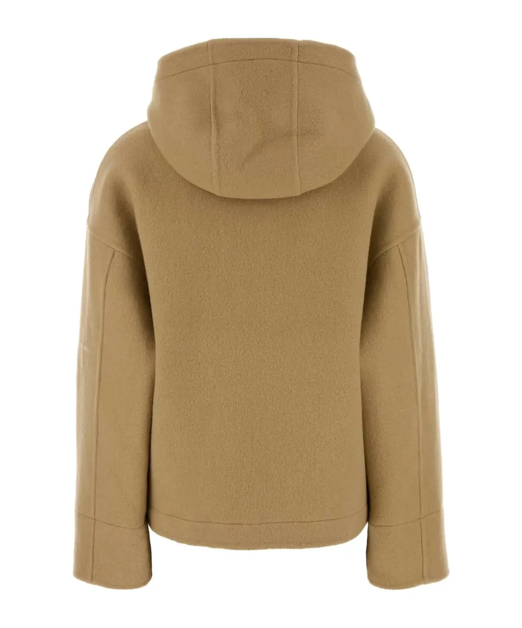 Jil Sander Zipped Hooded Jacket