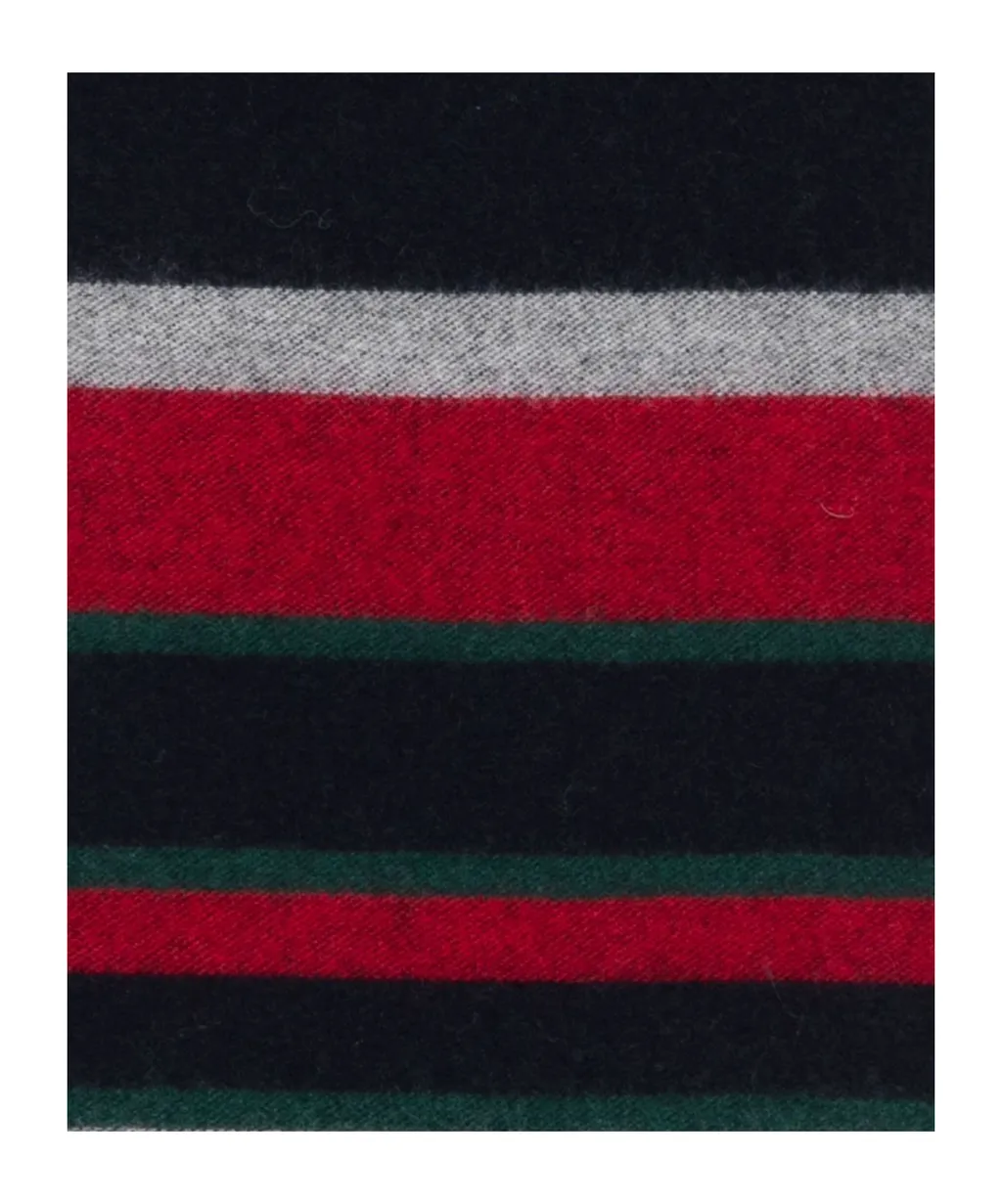 Paul Smith Striped Fringed Edge Scarf