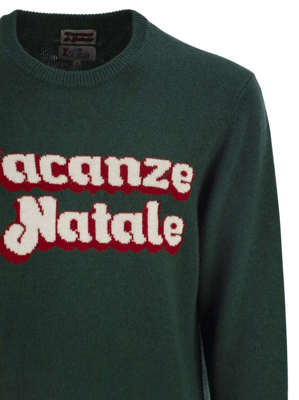 Mc2 Saint Barth Vacanze Di Natale Logo Jacquard Jumper