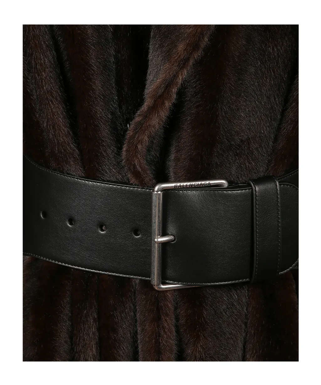 A-Line Faux Fur Coat