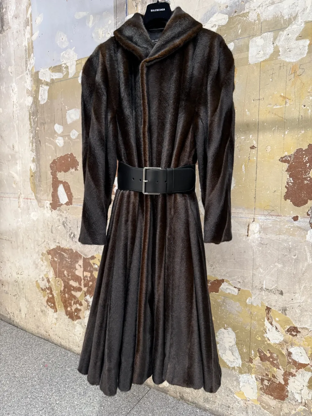 A-Line Faux Fur Coat