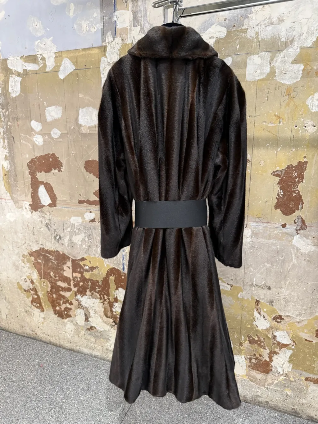 A-Line Faux Fur Coat