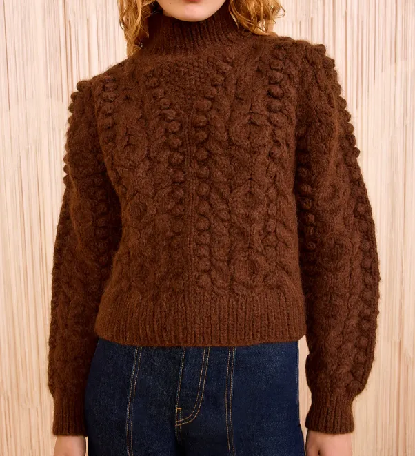 Albia Alpaca Knit Pullover Shirt