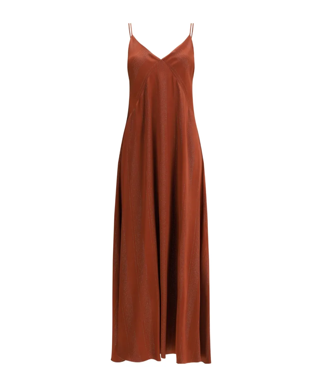 Forte Forte Silvery Yarn Slip Dress