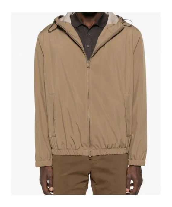 Drawstring Hooded Jacket