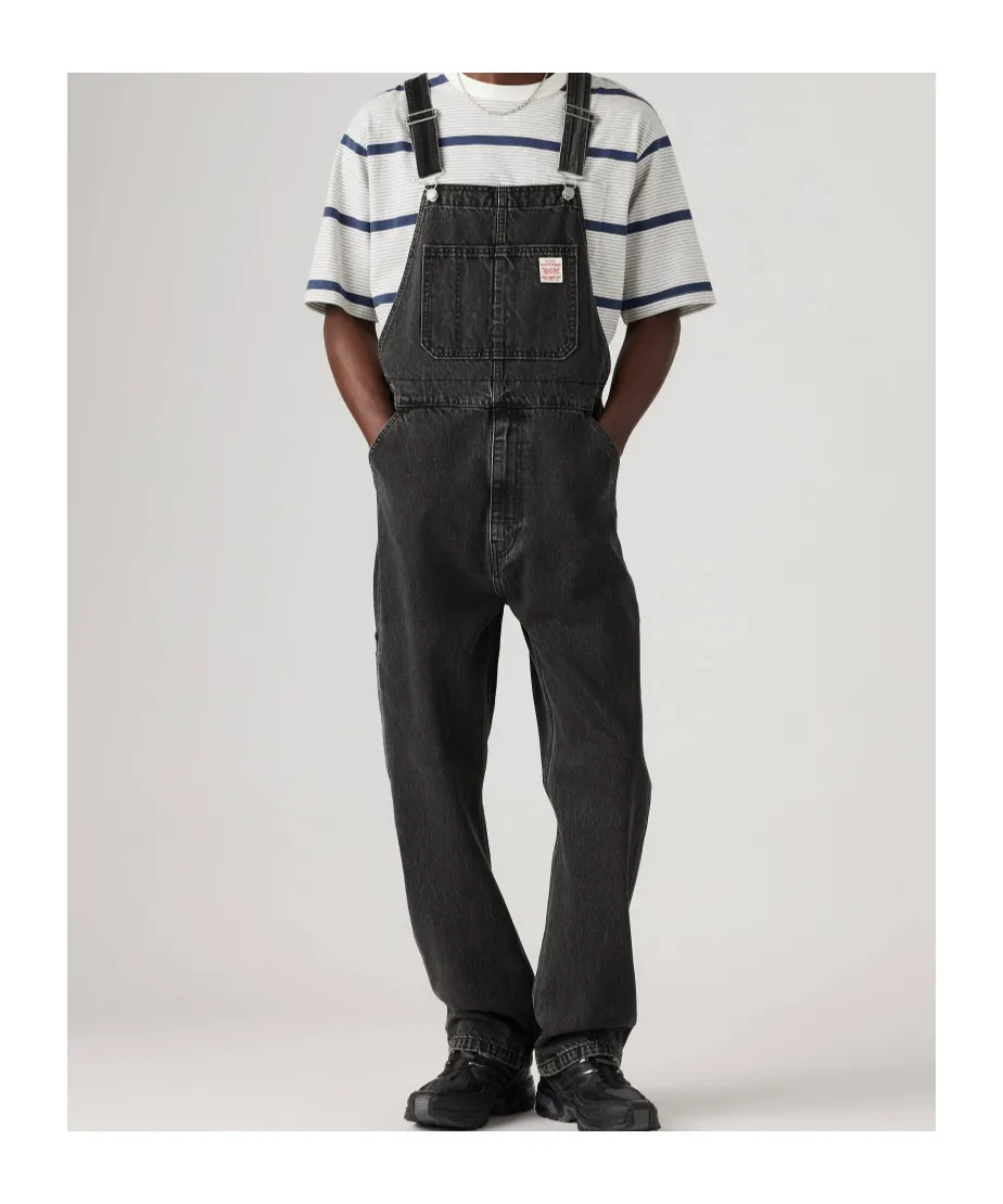 Red Tab Denim Dungarees