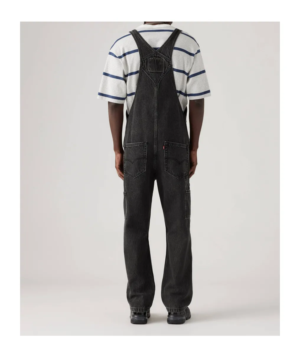 Red Tab Denim Dungarees