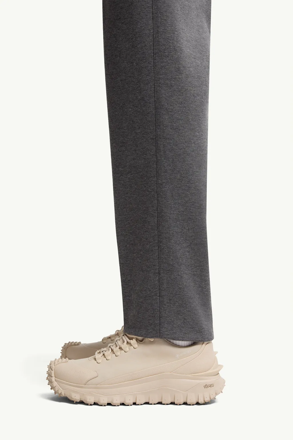 Cotton Blend Tailored Pants