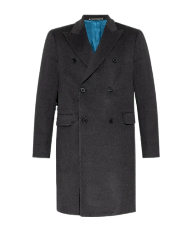 Paul Smith Double-Breasted Straight Hem Overcoat