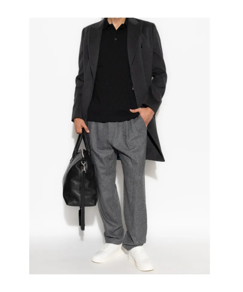 Paul Smith Double-Breasted Straight Hem Overcoat