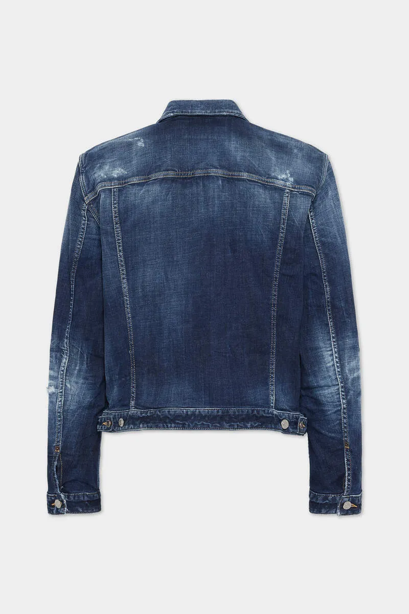 Dsquared2 Distressed Denim Jacket
