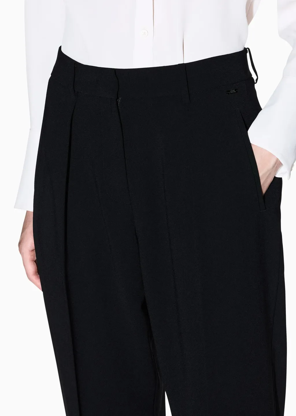 Pleated Track Pants