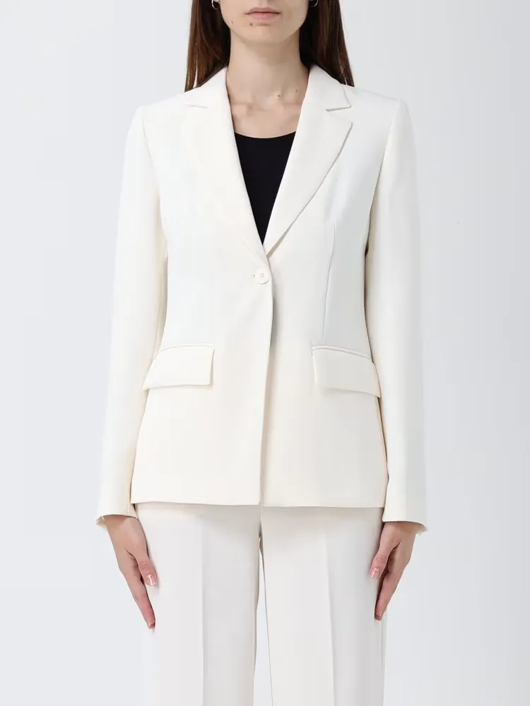 Button Single-Breasted Blazer
