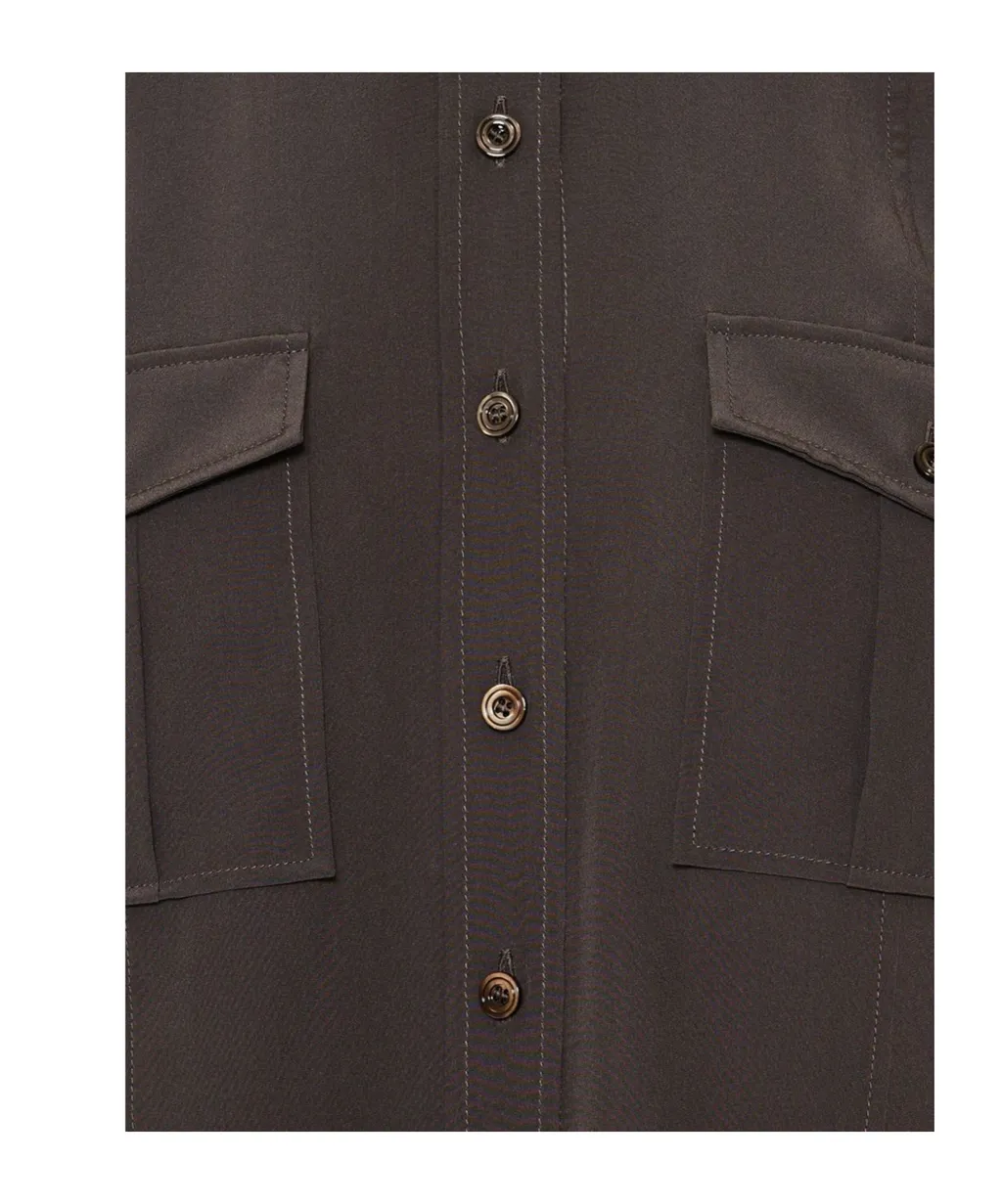 Tom Ford Long-Sleeved Military Shirt