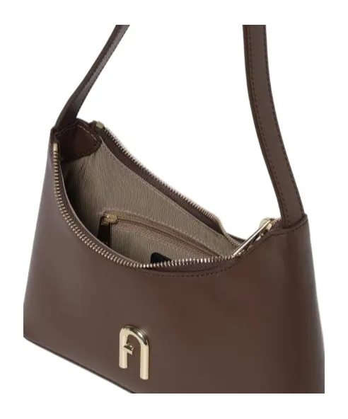 Diamante Logo Plaque Mini Shoulder Bag
