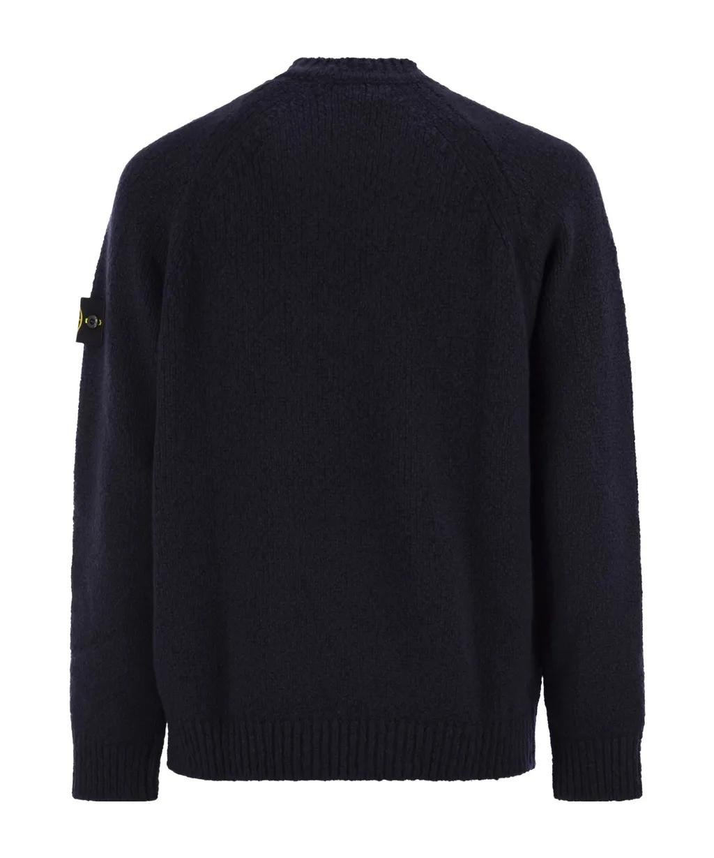 Round Neck Jumper With Raglan Sleeves