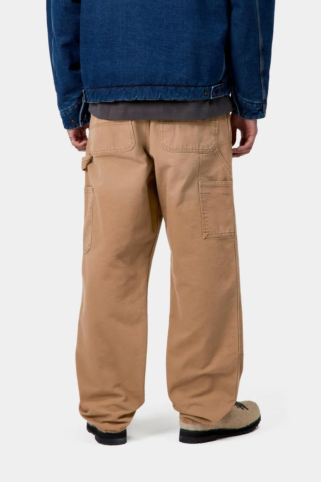 Double-Knee Cotton Trousers