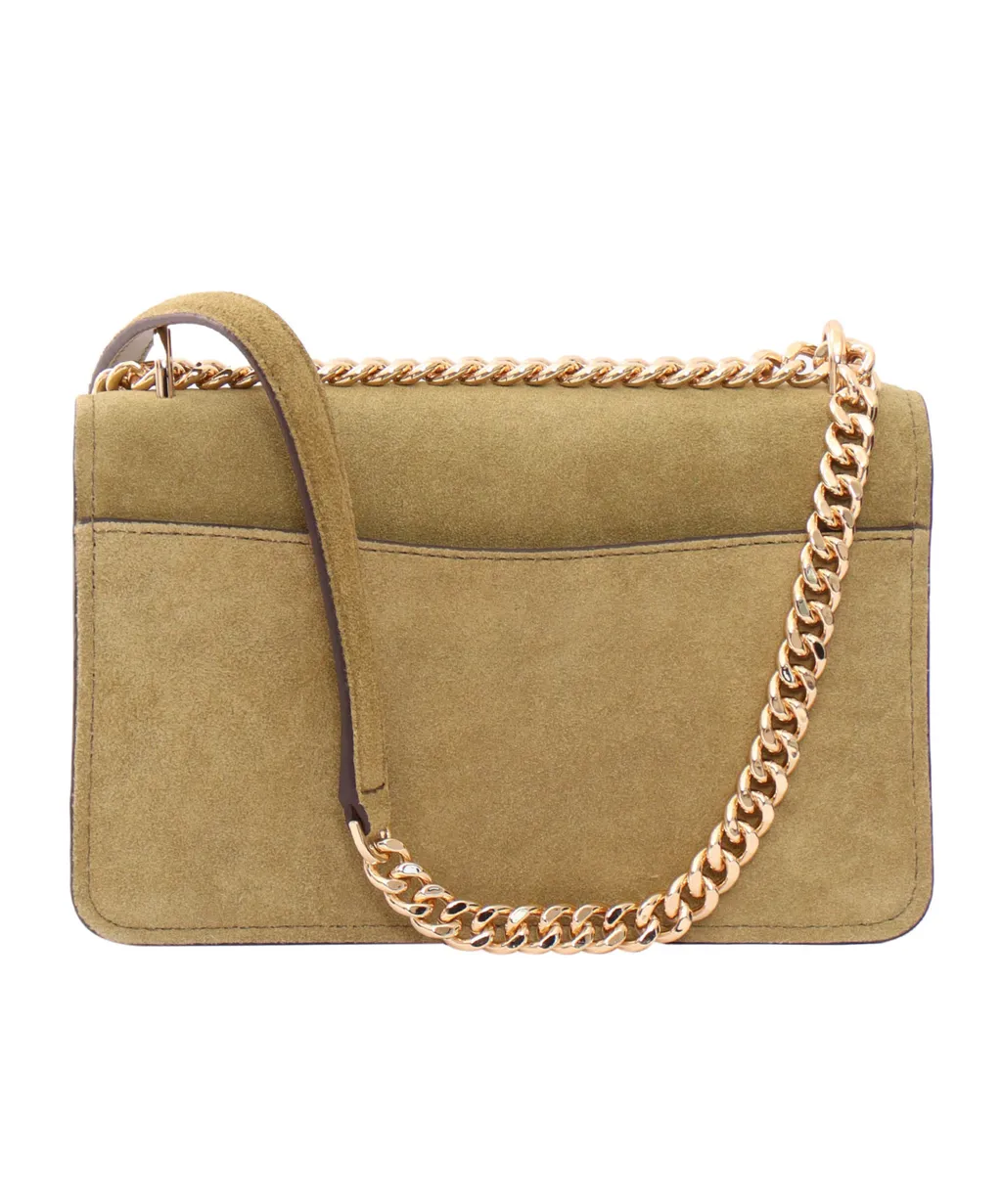 Large Claire Suede Shoulder Bag