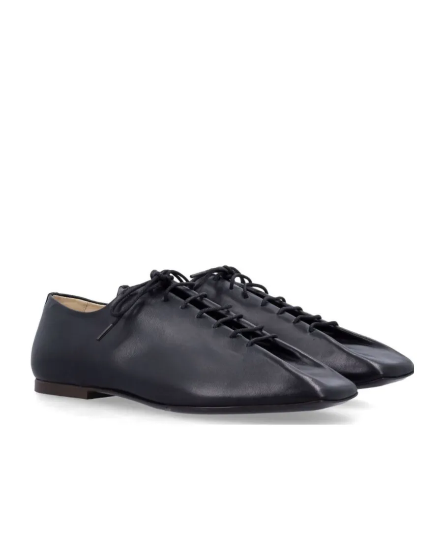Souris Leather Lace-Up Derby Shoes