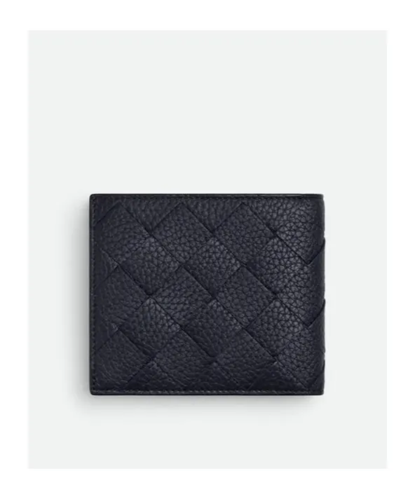Intrecciato Bi-Fold Wallet With Coin Purse