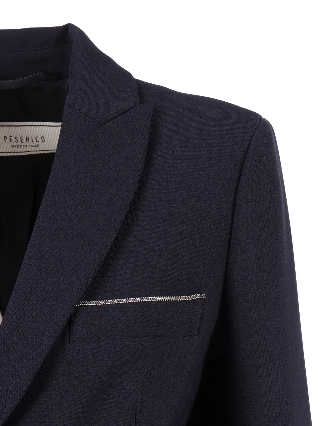 Peserico Single-Breasted Embellished Blazer