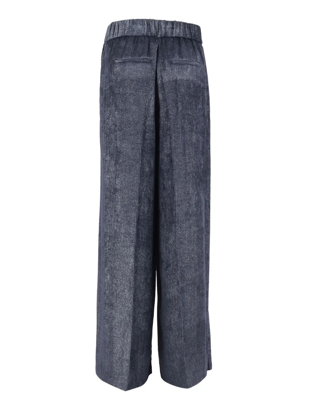 Elastic-Waist Corduroy Trousers