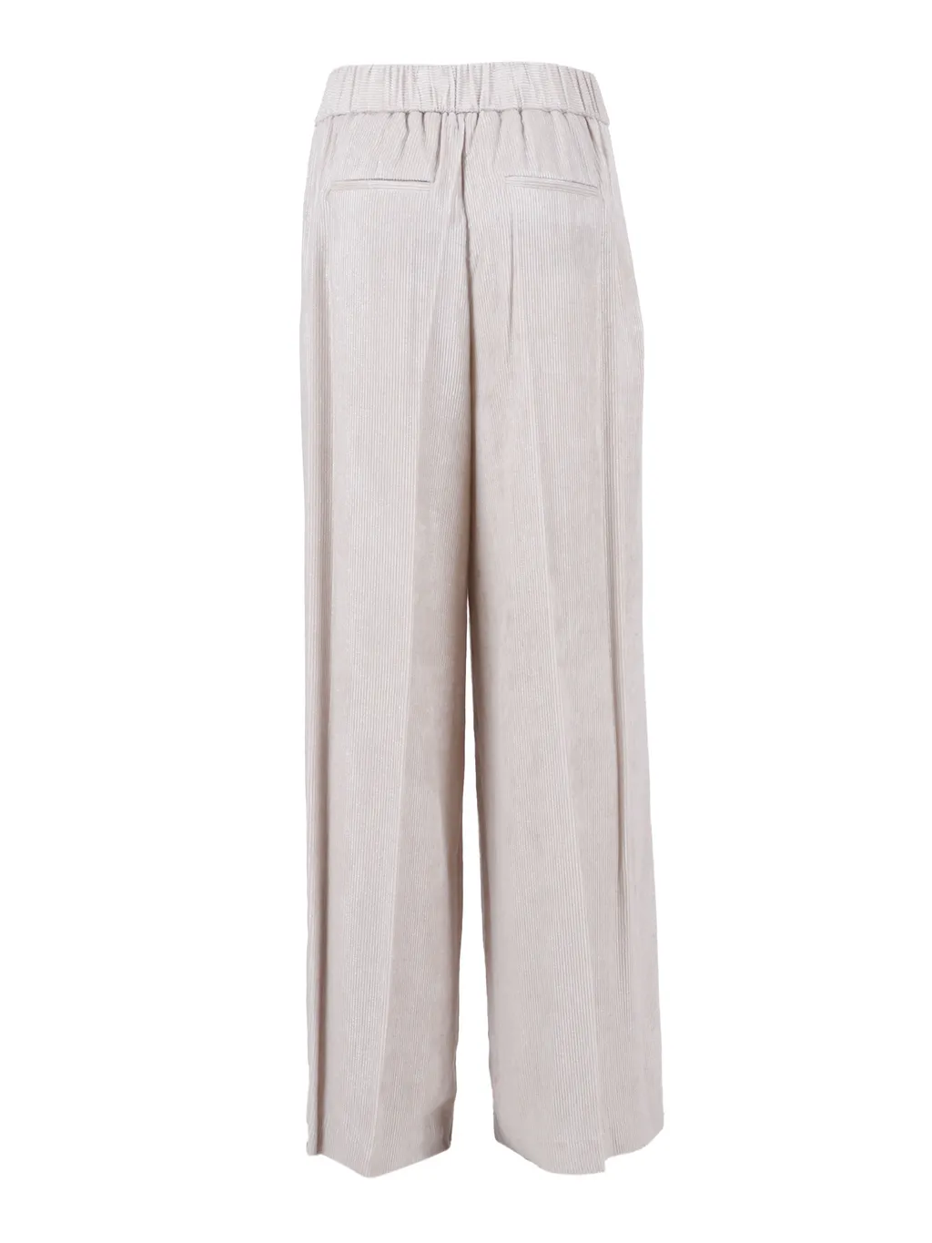 Peserico Elastic-Waist Wide Leg Trousers