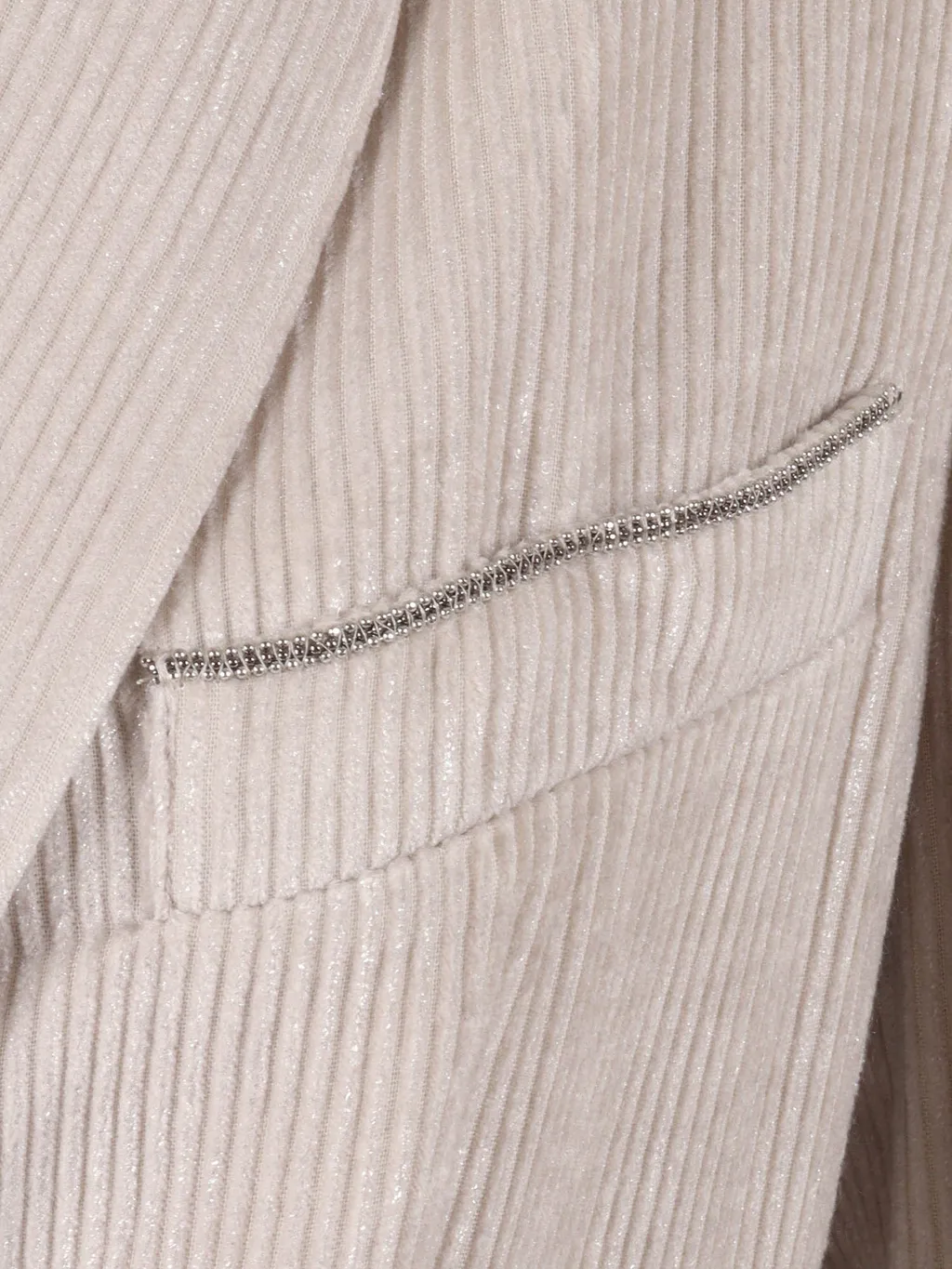 Crystal-Embellished Corduroy Jacket