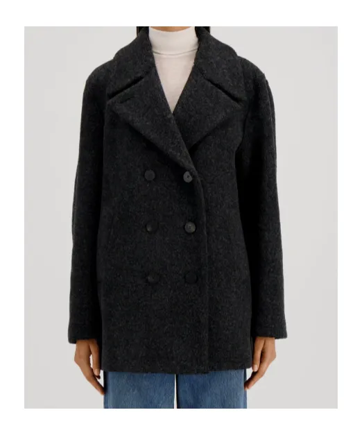 Double-Breasted Wool Coat