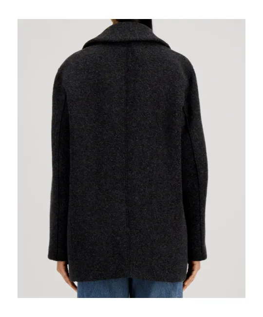 Double-Breasted Wool Coat