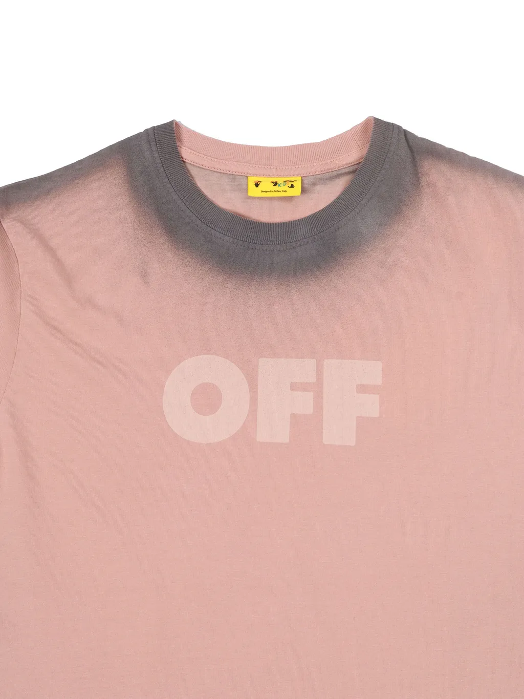 Off-White Kids Logo Printed Crewneck T-Shirt