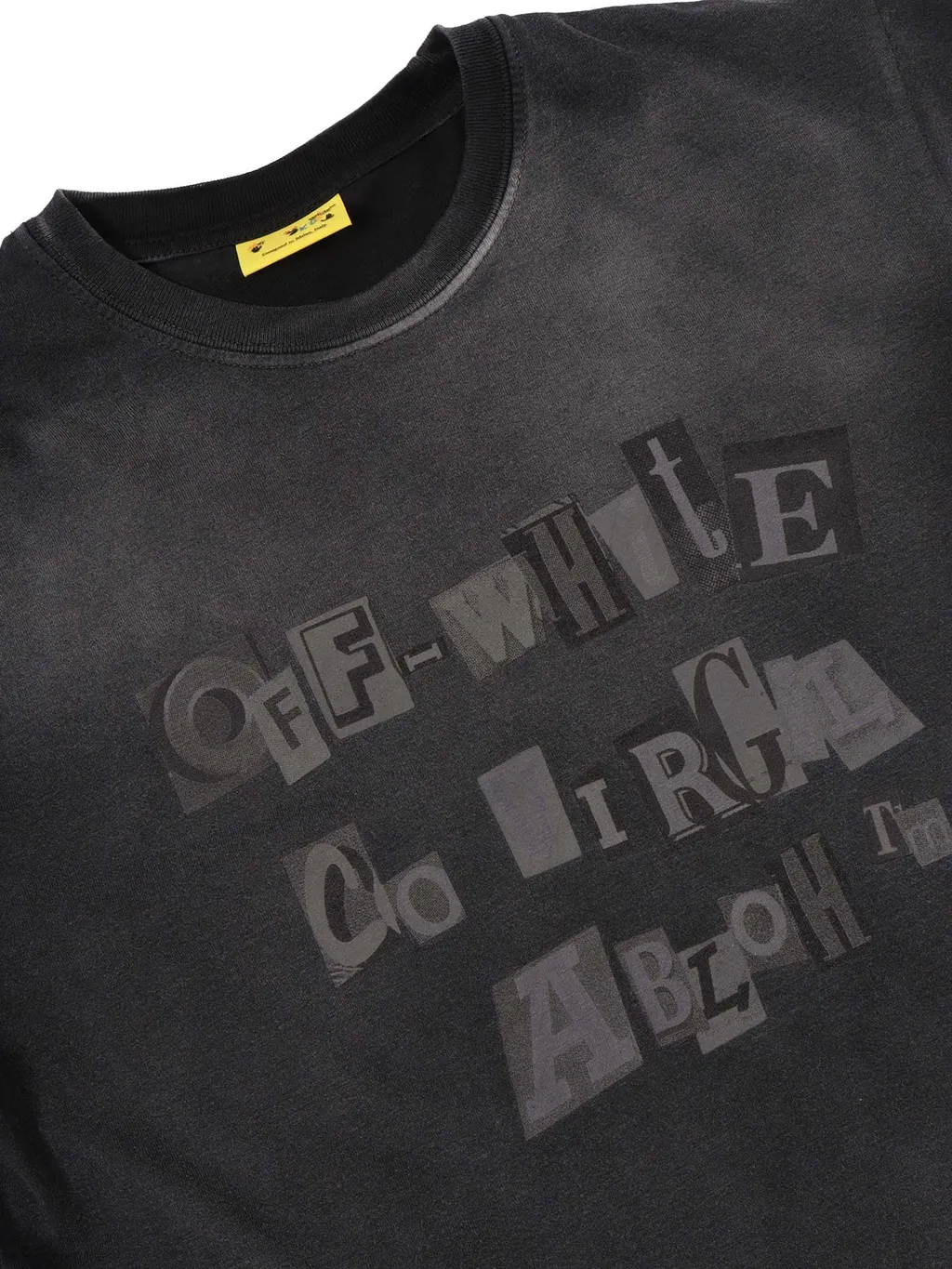 Off-White Kids Logo Printed Crewneck T-Shirt