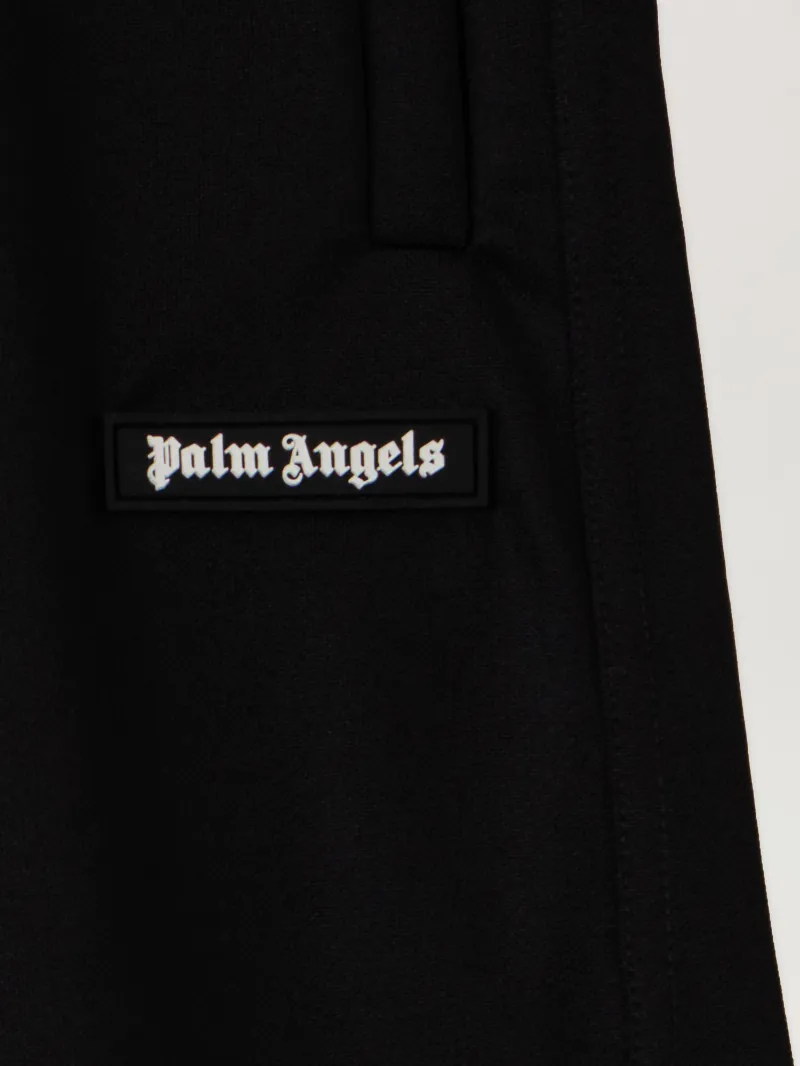 Palm Angels Kids Logo Patch Straight-Leg Trousers