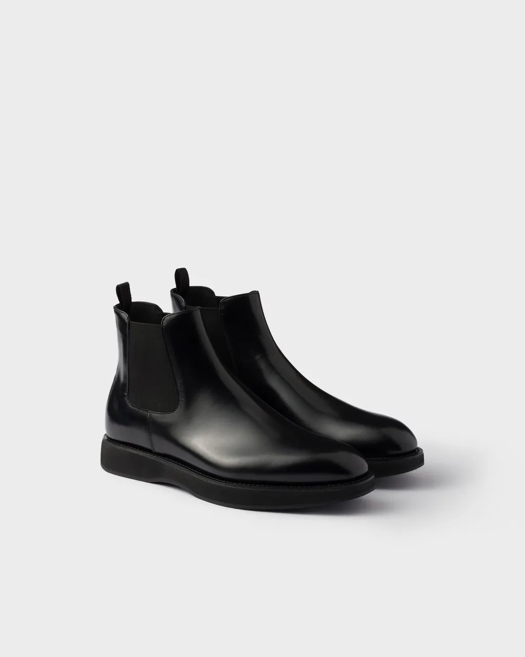 Prada Elasticated-Panel Slip-On Chelsea Boots