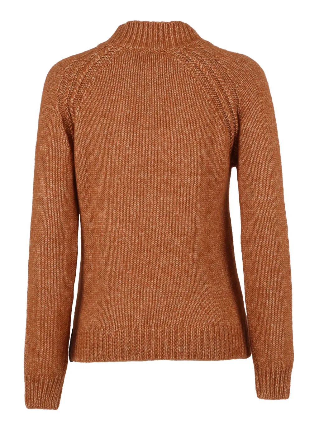 K-Way Terry Mock-Neck Jumper