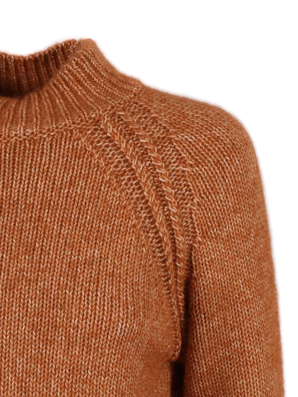 K-Way Terry Mock-Neck Jumper