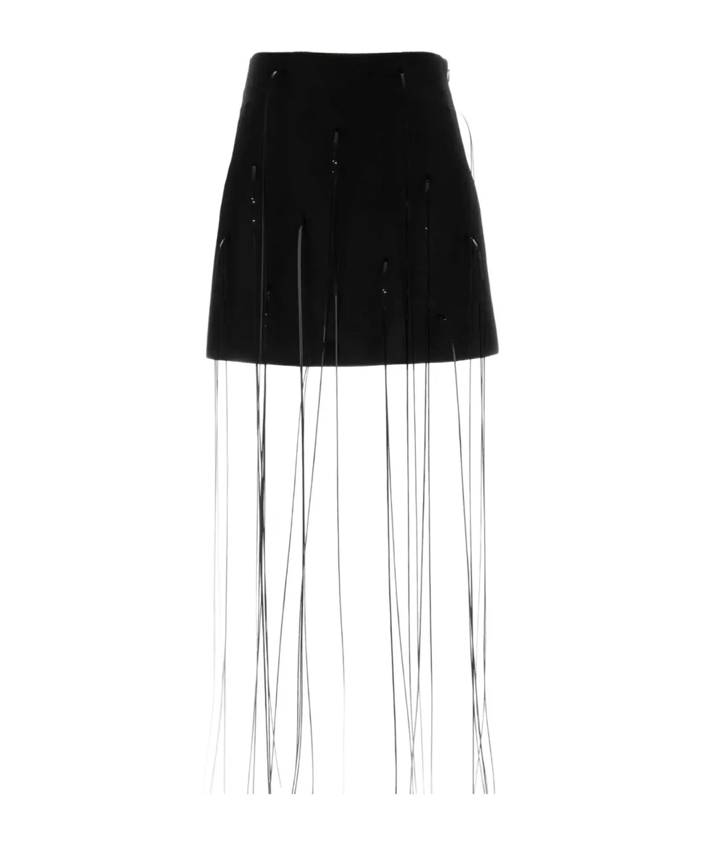 Jil Sander Fringed Skirt