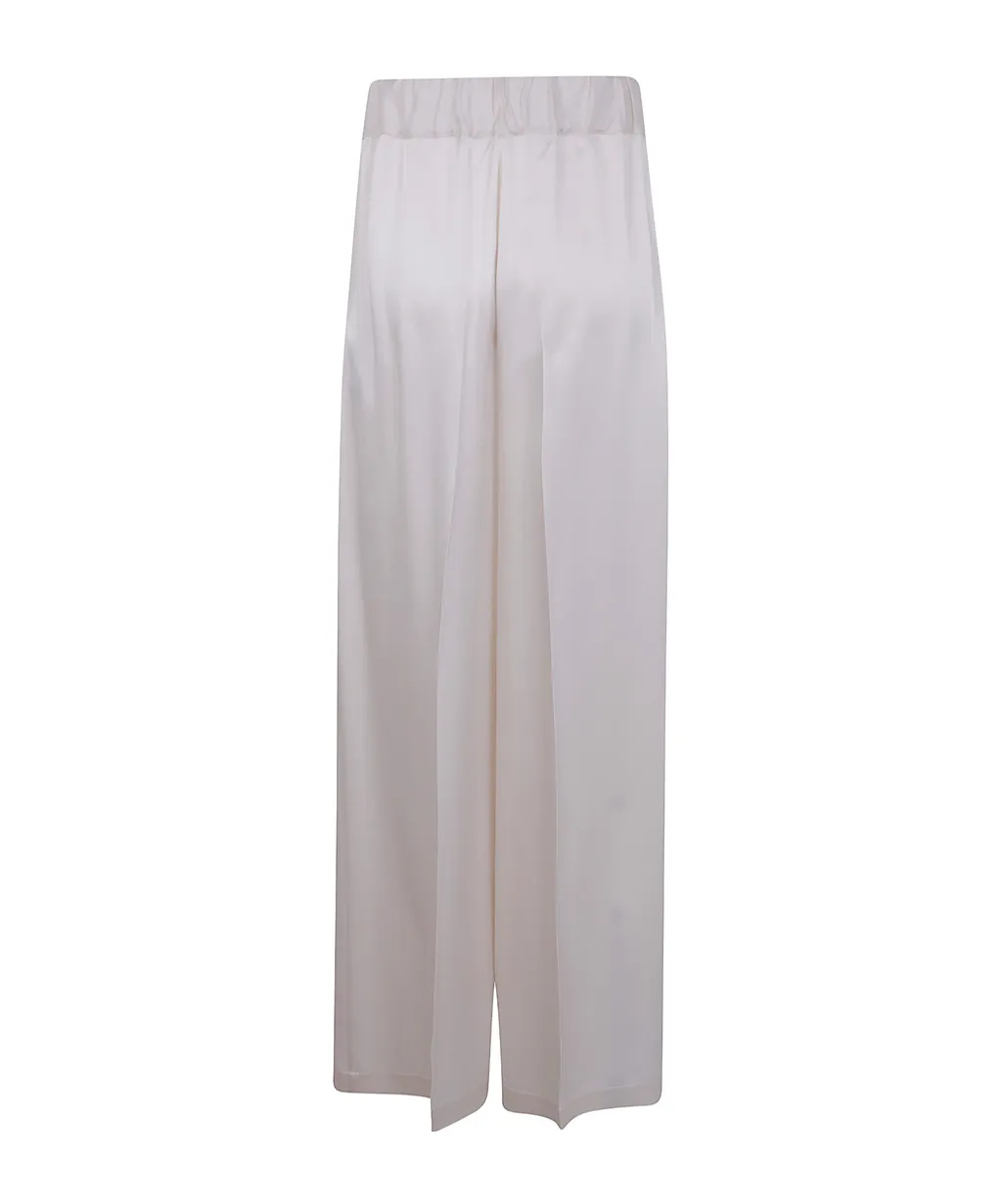 Dames Pleated-Pocket Trousers