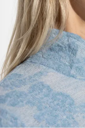 Blue Sheer Turtleneck